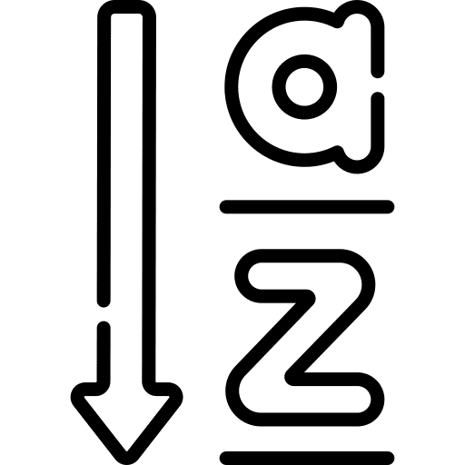 Sort ordering interface edit tools icon