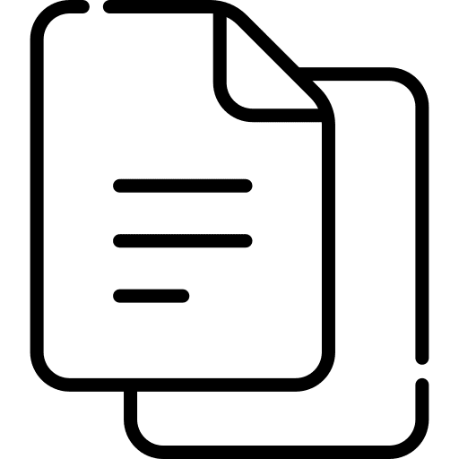 Copy document sheet paste icon