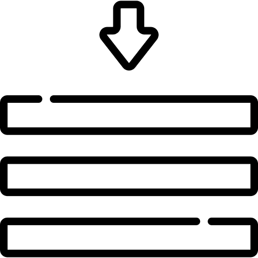 Line spacing interface space spacing icon