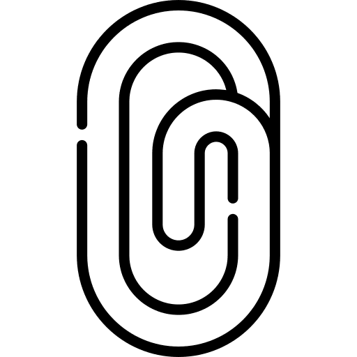 Attach school attachment tools and utensils icon