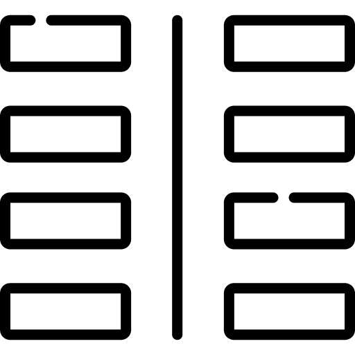 Column column editor signs icon