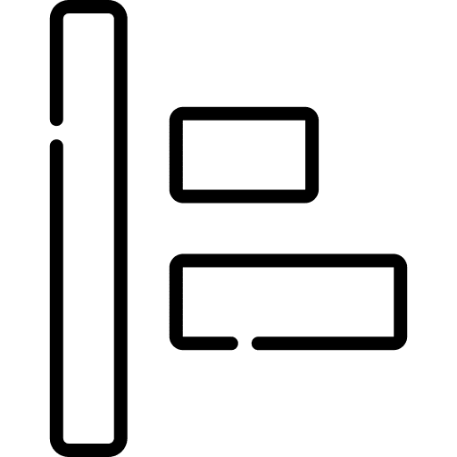 Left alignment ui left align interface icon