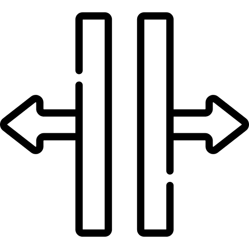 Space sort space edit tools icon