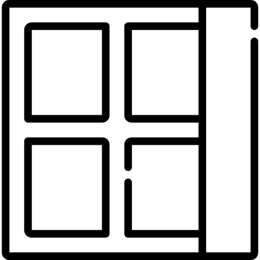 Right border alignment align graphic tool icon