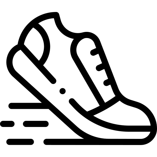 Shoes running sneakers sport shoes icon