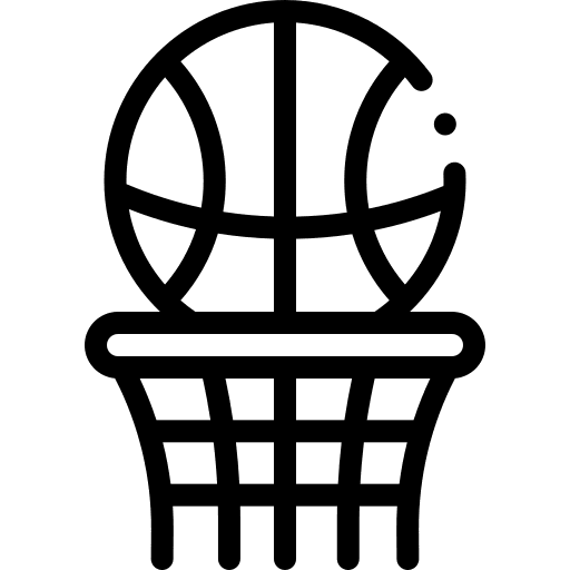 Basketball basketball hoop basketball equipment sports and competition icon Basketball basketball hoop basketball equipment sports and competition icon