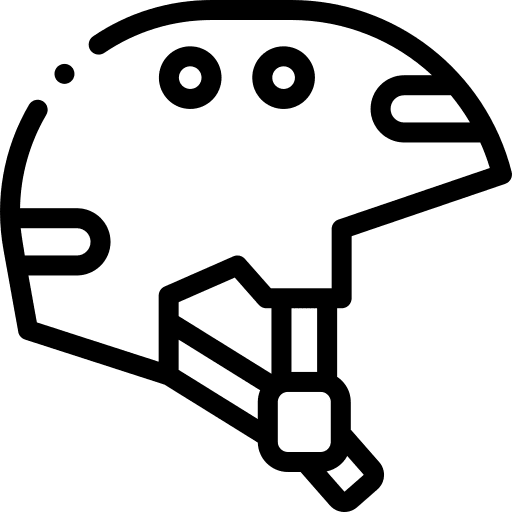 Helmet cycling protection bicycle icon