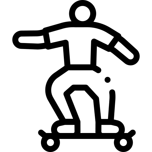 Skateboarding skater skateboard sports and competition icon Skateboarding skater skateboard sports and competition icon