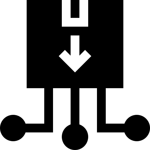 Digital product package shipping and delivery icon Digital product package shipping and delivery icon