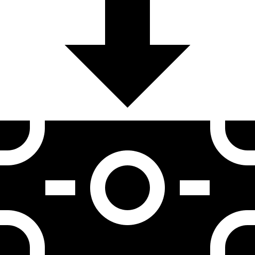 Operational cost down arrow money business and finance icon