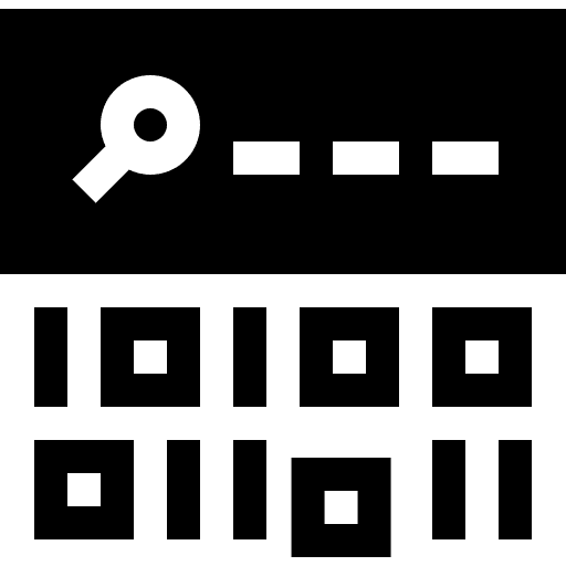 Search web programming binary code loupe icon Search web programming binary code loupe icon