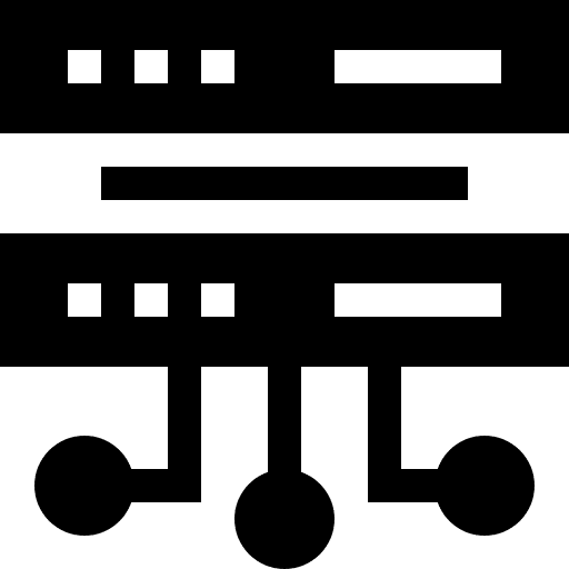 Server hosting data server icon Server hosting data server icon