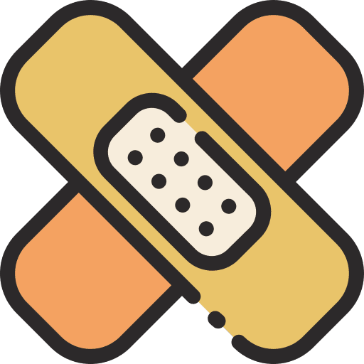 Band aid first aid bandage band aid icon