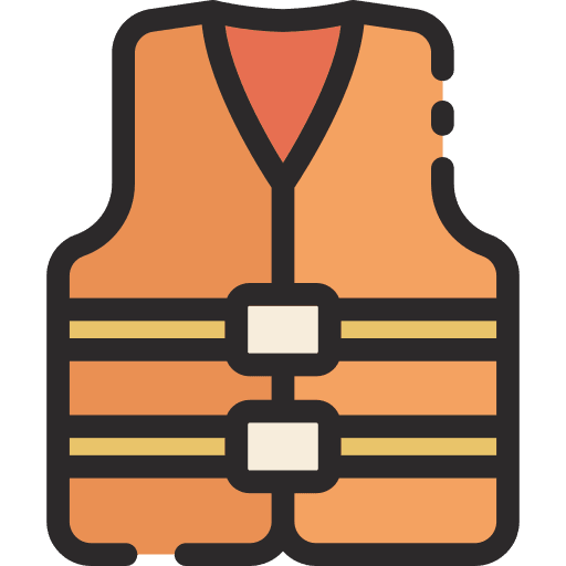 Life jacket labour day vest work icon