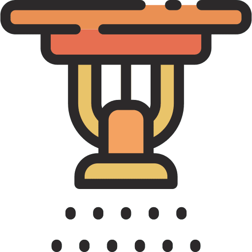 Sprinkler safety electronics fire icon Sprinkler safety electronics fire icon