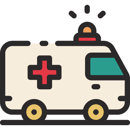 Ambulance transport vehicle emergency icon Ambulance transport vehicle emergency icon
