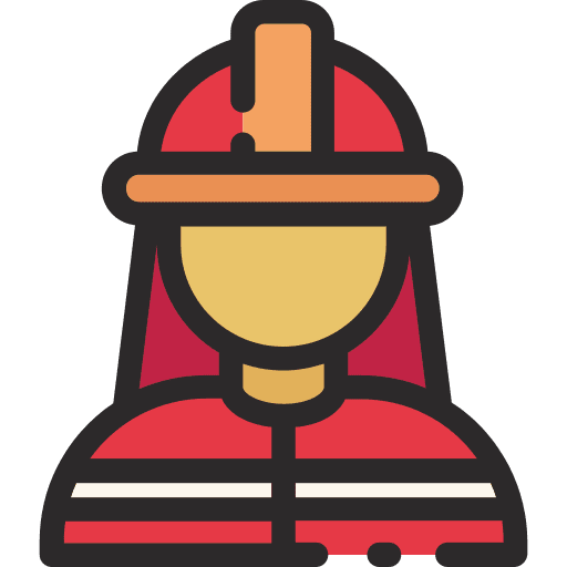 Firefighter man occupation people icon Firefighter man occupation people icon