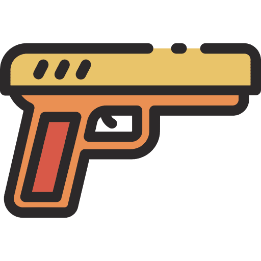 Gun shooting virtual reality guns icon Gun shooting virtual reality guns icon