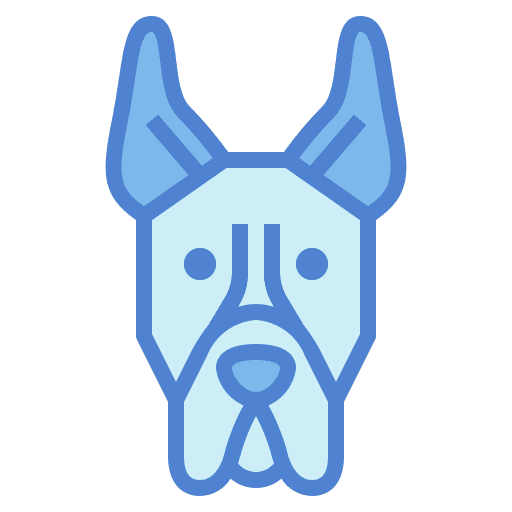 Great dane mammal dog animal icon Great dane mammal dog animal icon