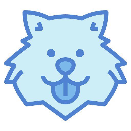 Samoyed mammal samoyed animal icon Samoyed mammal samoyed animal icon