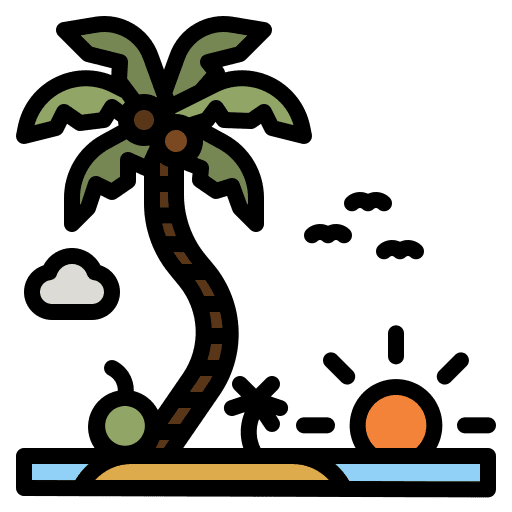 Beach ocean holidays sea icon Beach ocean holidays sea icon