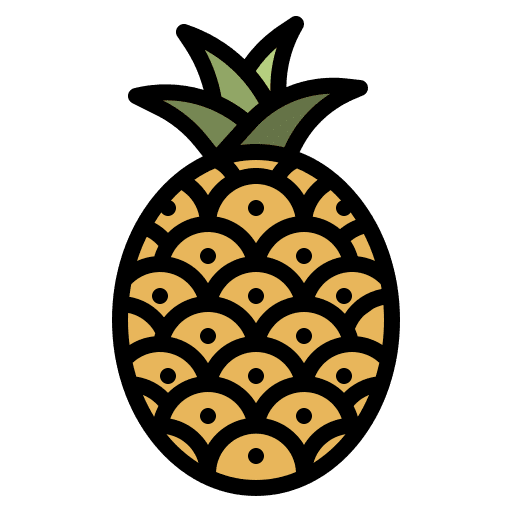 Pineapple pineapple food and restaurant healthy food icon Pineapple pineapple food and restaurant healthy food icon