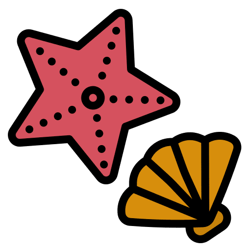 Starfish zoology sea life shell icon Starfish zoology sea life shell icon