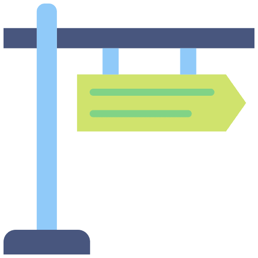 Signage signaling signage panel icon