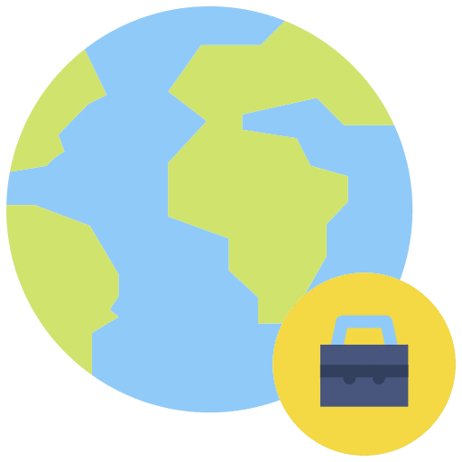 Global travel space world icon Global travel space world icon