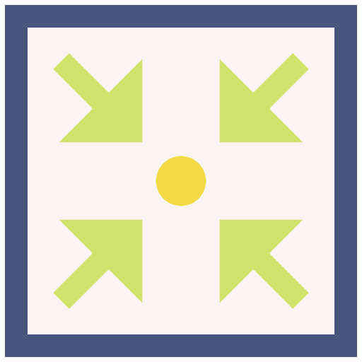 Meeting point arrows assembly point impact icon Meeting point arrows assembly point impact icon