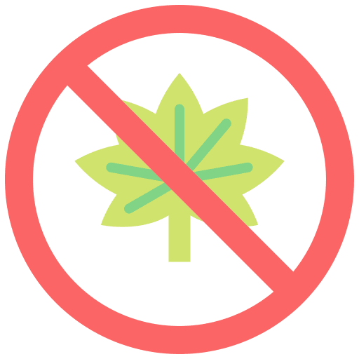 No drugs prohibition cannabis medicinal icon No drugs prohibition cannabis medicinal icon