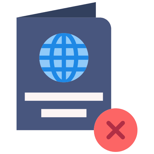 Passport control policeman airport security icon Passport control policeman airport security icon