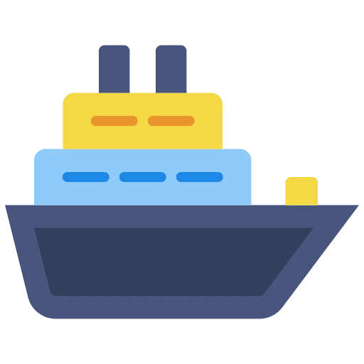 Ship transport ferry boat cruise icon Ship transport ferry boat cruise icon
