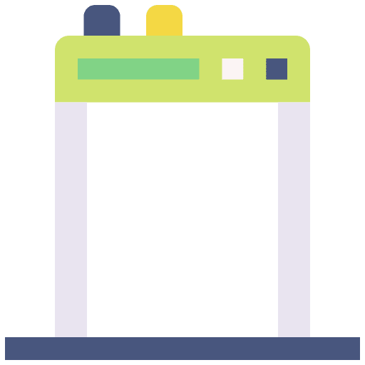 Body scanner safety transportation gate icon Body scanner safety transportation gate icon