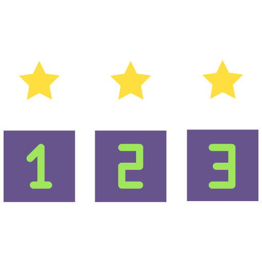 Level gaming competitive positioning icon Level gaming competitive positioning icon