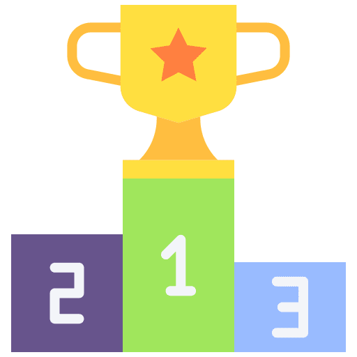Winner leaderboard champion podium icon Winner leaderboard champion podium icon