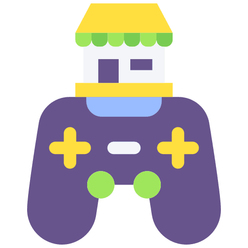Game store videogame grow shop buildings icon Game store videogame grow shop buildings icon