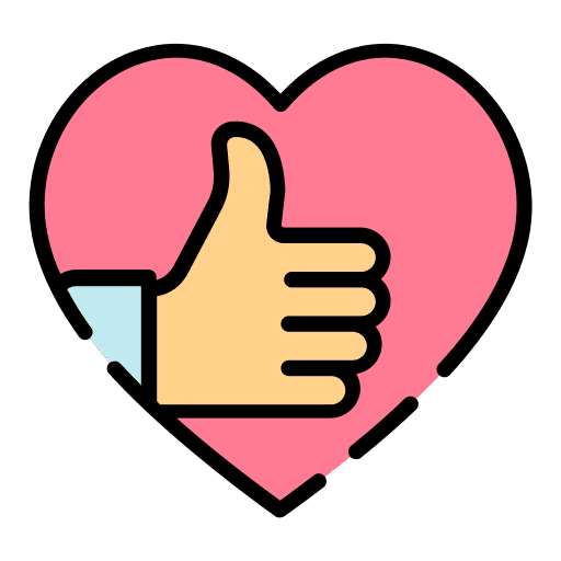 Appreciation ui hands like icon