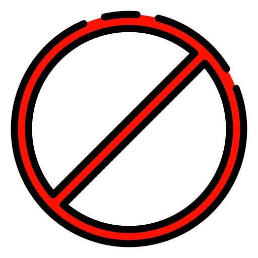 Stop sign signal stop sign restrict icon