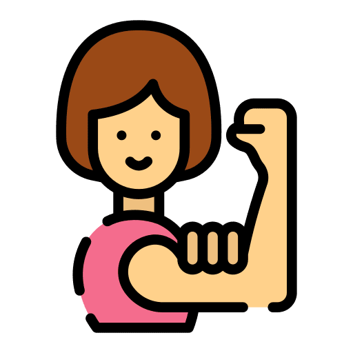 Strong woman strong woman gender equality vindication icon Strong woman strong woman gender equality vindication icon