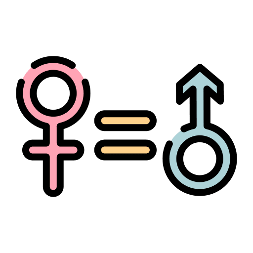 Gender equality miscellaneous justice law icon Gender equality miscellaneous justice law icon