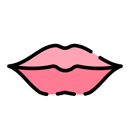 Lips femenine mouth love and romance icon Lips femenine mouth love and romance icon