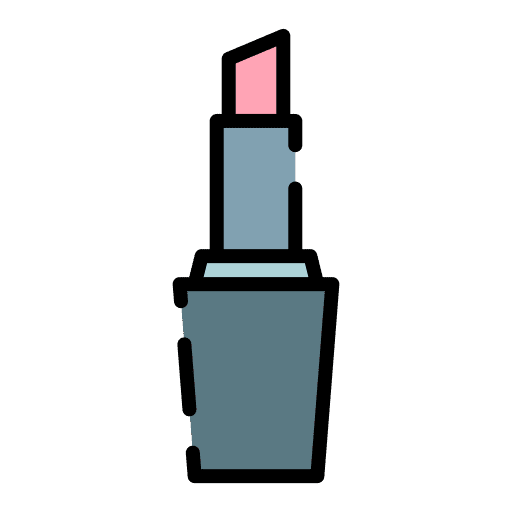 Lipstick lip gloss grooming lip makeup icon Lipstick lip gloss grooming lip makeup icon