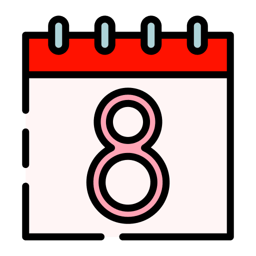 March 8 march 8 female event icon March 8 march 8 female event icon