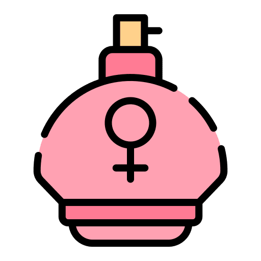 Perfume hair salon fashion fragrance icon Perfume hair salon fashion fragrance icon