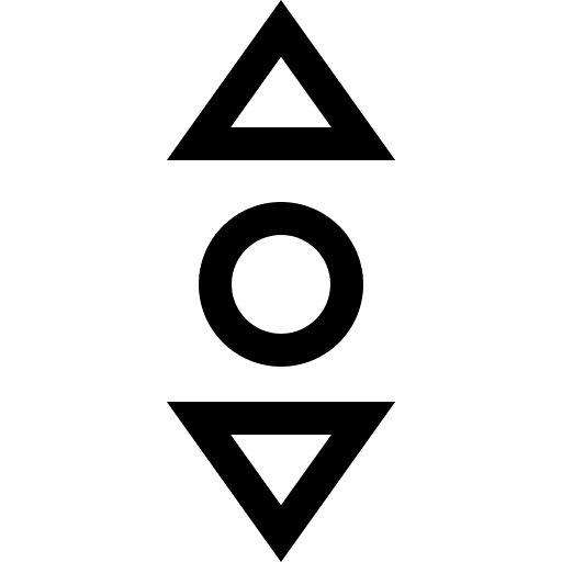 Scroll technology vertical computer icon Scroll technology vertical computer icon