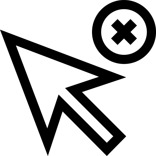Delete delete cursor arrow icon Delete delete cursor arrow icon