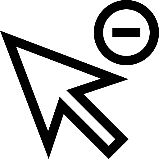Remove selection computer mouse cursor remove selection icon Remove selection computer mouse cursor remove selection icon