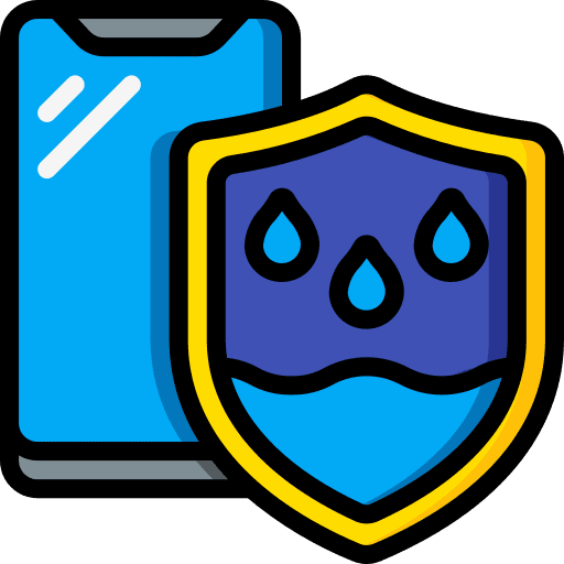 Smartphone device shield smartphone icon