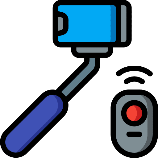 Selfie stick remote control photography selfie stick icon